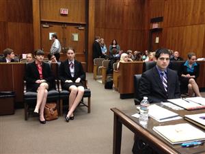 team in courtroom