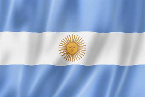 Bandera de Argentina 